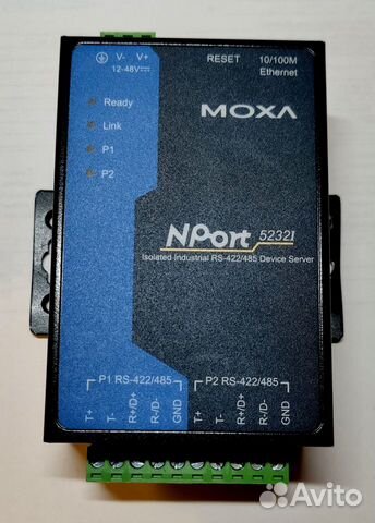 Новый преобразователь Moxa Nport 5232i ETH-RS485