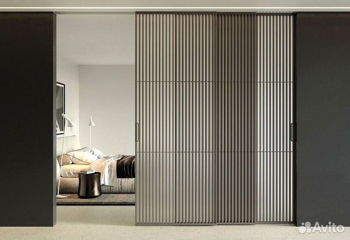 Межкомнатная перегородка из реек