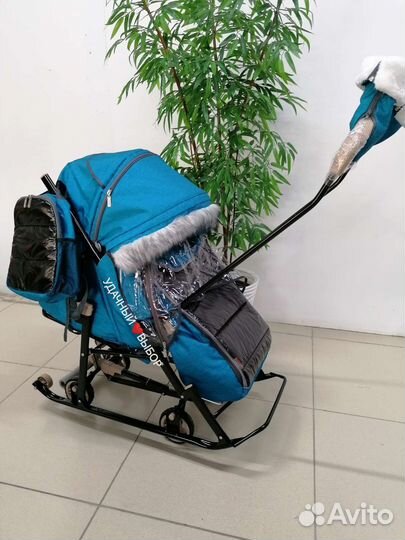 Новые санки-коляска Galaxy Glory Gloss (в наличии)