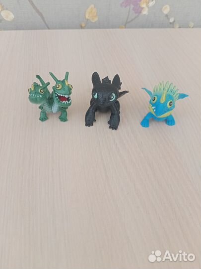 Как приручить дракона фигурки маленькие