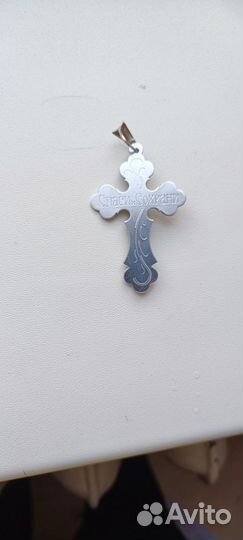 Серебряный крестик