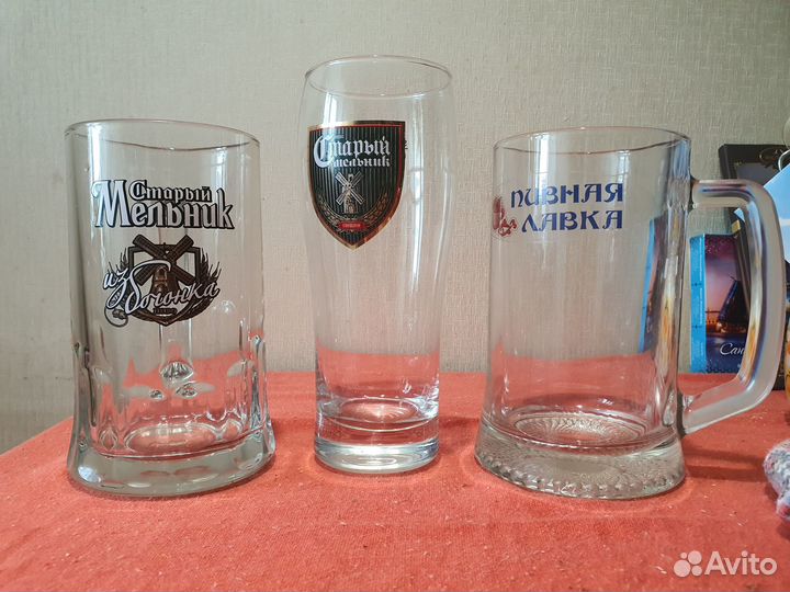 Пивные бокалы 7 шт., цена от