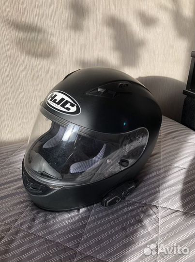 Шлем размер М с Блютус гарнитурой