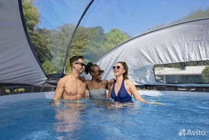 Каркасный бассейн 366*100 с куполом bestway 5619N