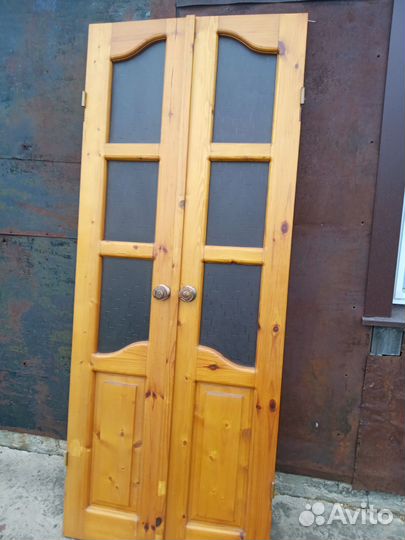 Двери межкомнатные деревянные двустворчатые
