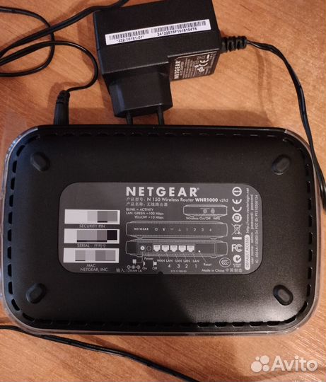Wi-Fi Роутер Netgear N150 Wireless WNR1000 v2h2