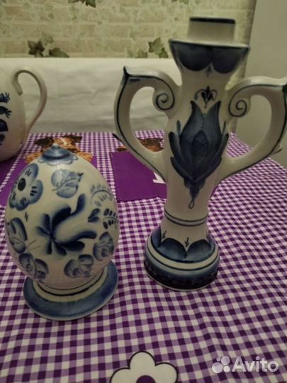 Посуда Гжель