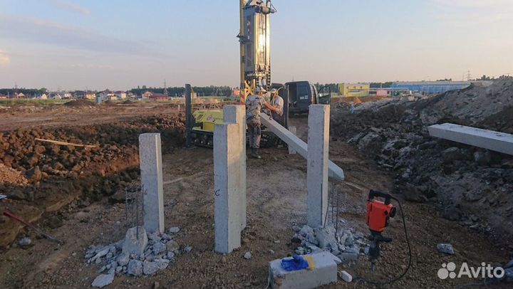 Жб Сваи установка под ключ