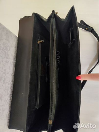 Мужской кожаный портфель Bolinni