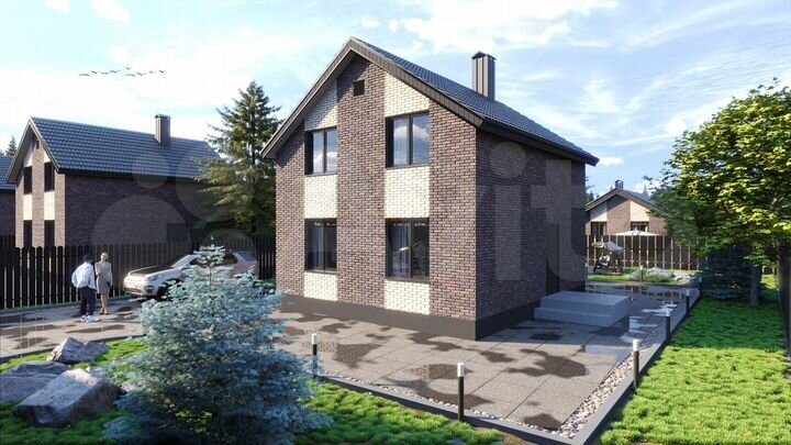 Коттедж 110 м² на участке 6 сот.