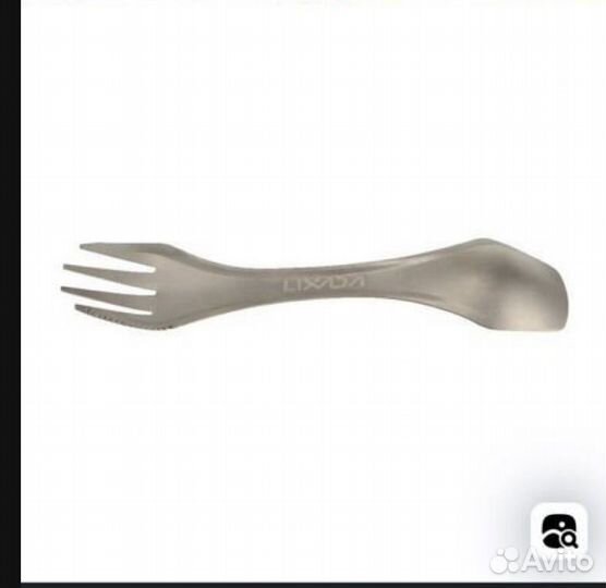 Ложка вилка титан походная