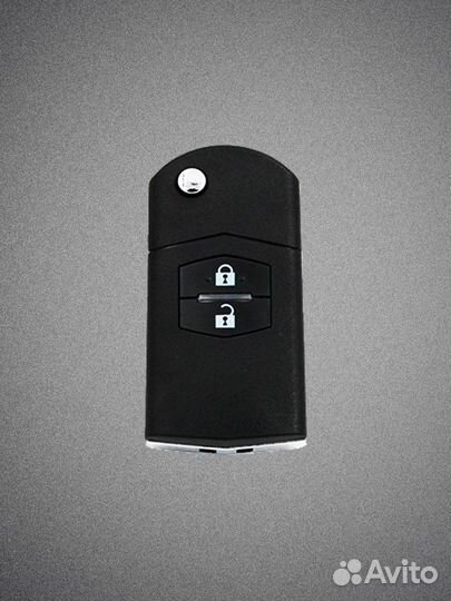 Ключ Мазда 6 (Mazda 6) 05-13г, 2 кнопки, с работой