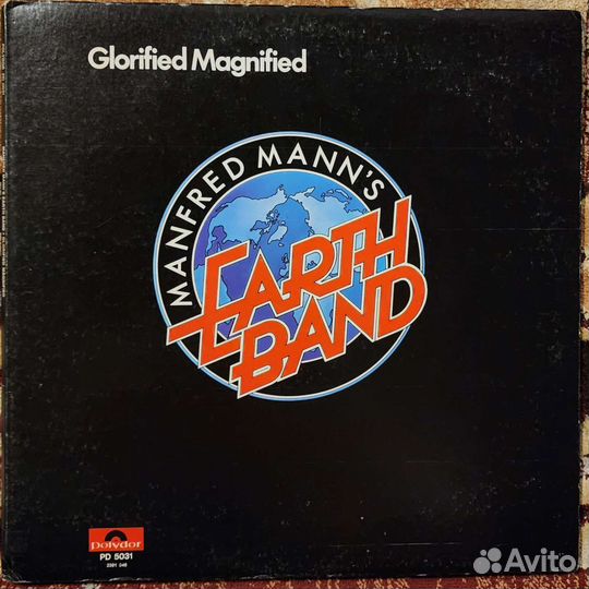 Manfred Mann s earth band Glorified Magnified lp