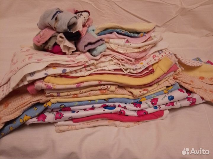 Детские вещи пакетом для девочки 68-86