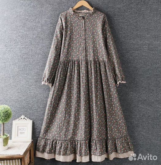 Платье в стиле бохо оверсайз новое