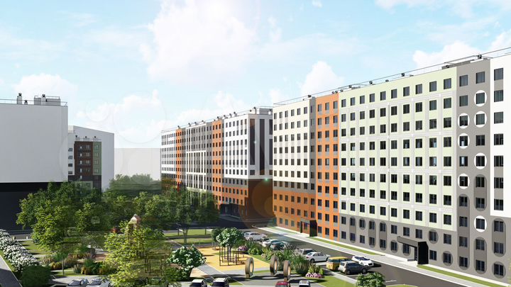 3-к. квартира, 61,2 м², 9/10 эт.