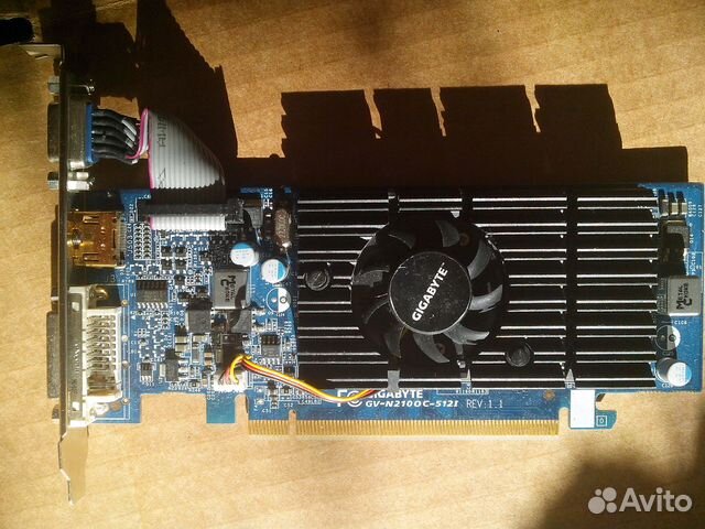 Видеокарта gigabyte GV-N210OC-512I