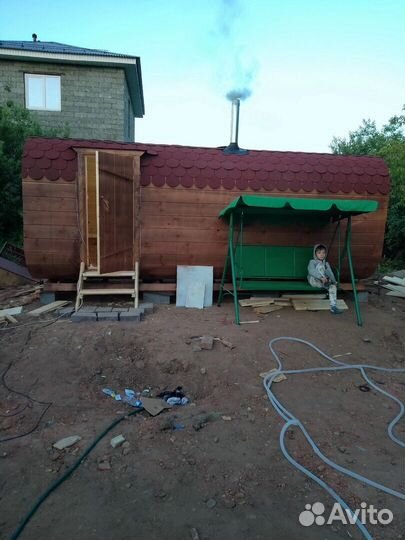 Бани-бочки квадро с доставкой