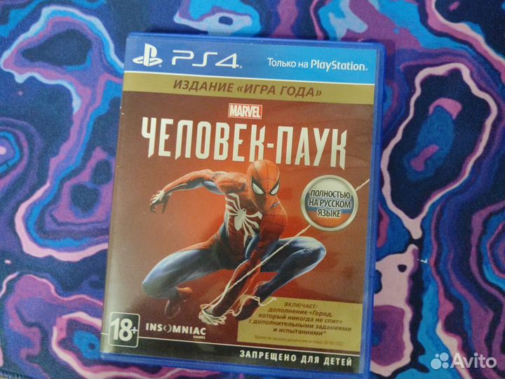 Игра на PS4 человек паук