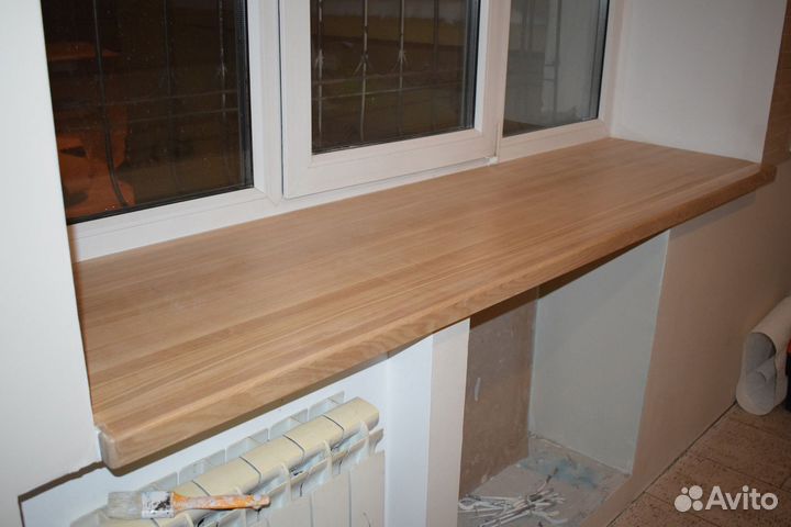 Деревянный подоконник
