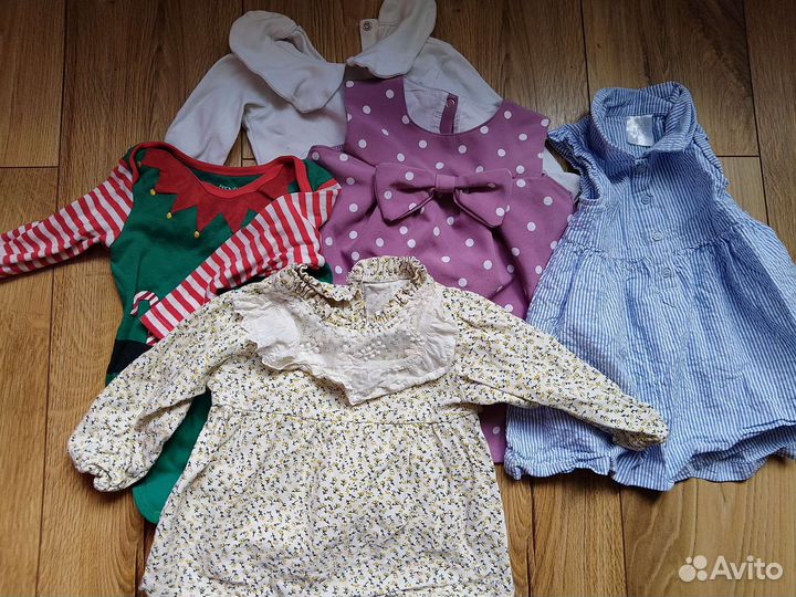 Детские вещи пакетом на девочку размер 80
