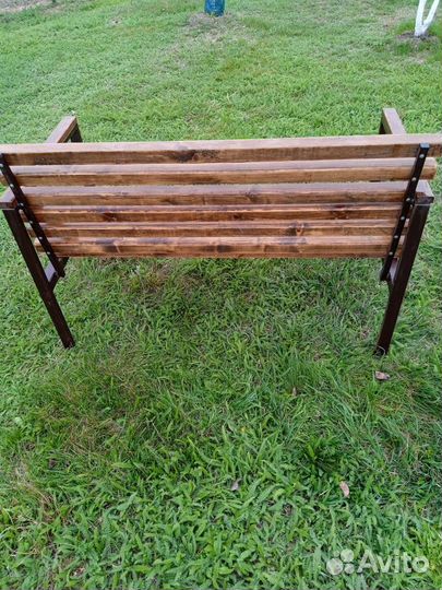 Скамейка садовая профиль дерево