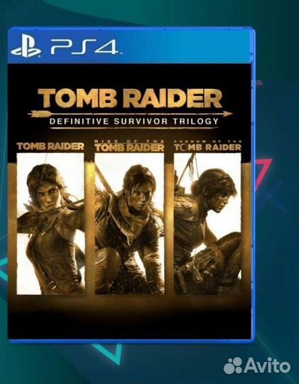 Игра Tomb Raider Trilogy Definitive Ps4,Ps5