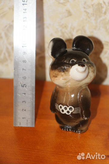 Фарфор, статуэтки. Олимпийский мишка 1980 СССР
