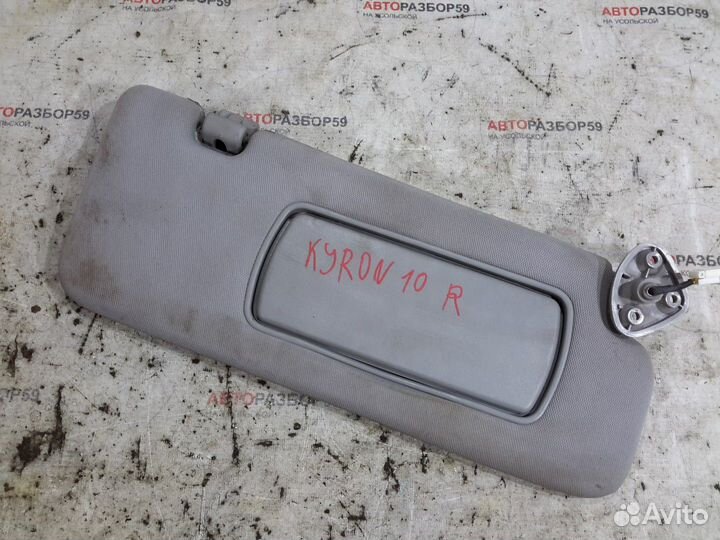 Козырек солнцезащитный Ssang Yong Kyron