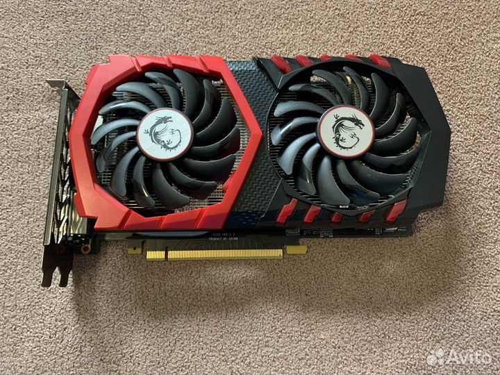 Видеокарта MSI GTX 1050Ti 4Gb
