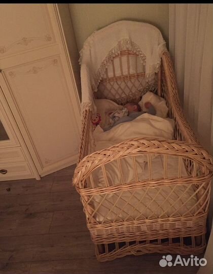 Люлька колыбель плетеная