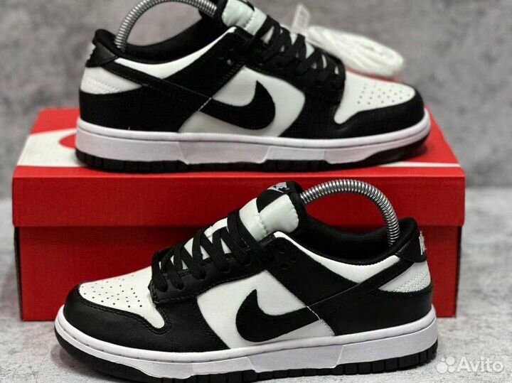 Кроссовки Nike Dunk Low Retro Black White