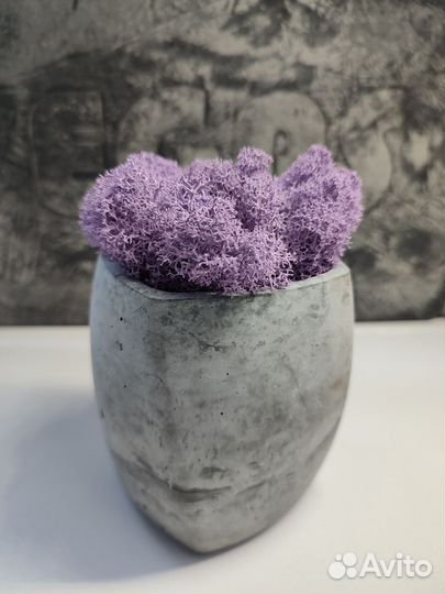 Бетонное кашпо