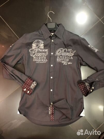 Рубашка мужская camp david оригинал новая лимит