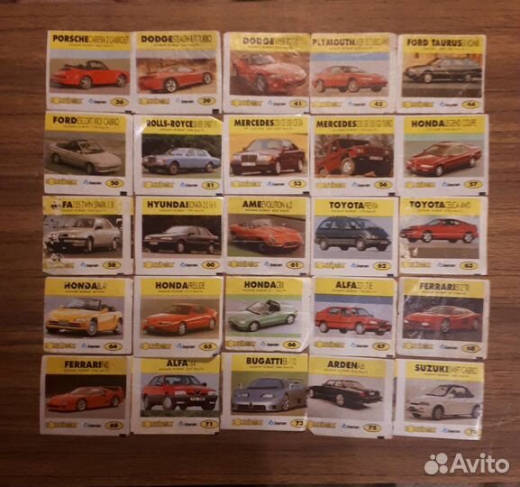 Вкладыши от жвачек бомбибом