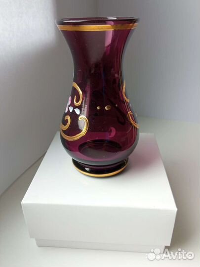 Ваза цветное стекло