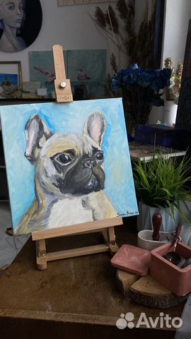 Картина маслом на холсте «немопс»