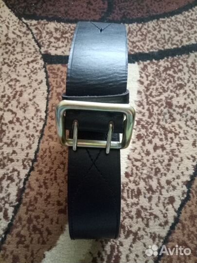 Ремень офицерский кожаный