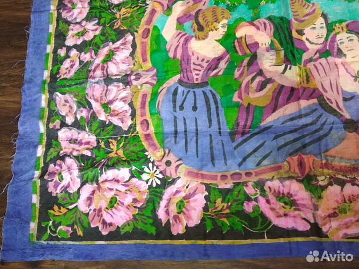 Ковер-Малеванка, старинный, Польша,19в.Отличный