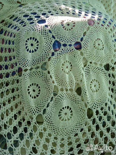 Скатерть ручная работа вязаная из гаруса