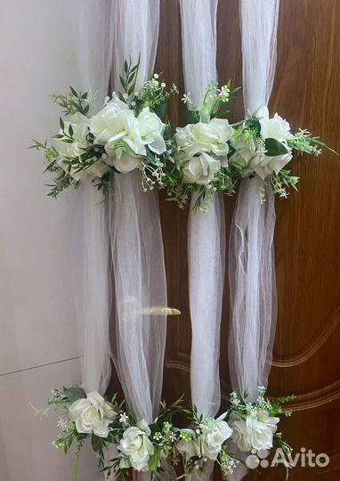 Декор авто Свадебное украшение на машину