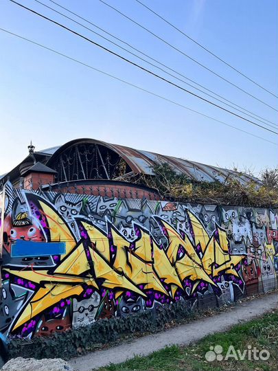 Оформление стен.Граффити