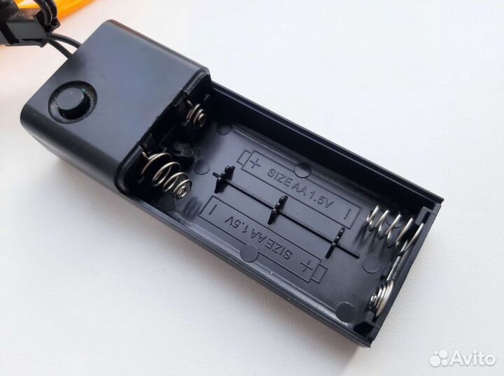 Неоновая нить подсветка на батарейках 3 метра