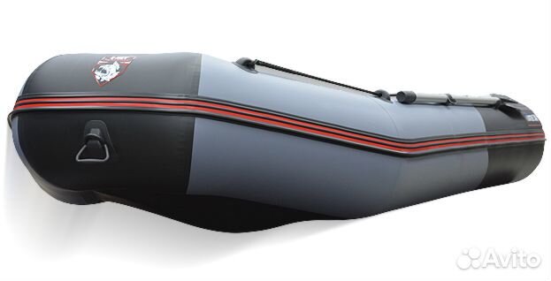 Лодка Хантер 340 серая