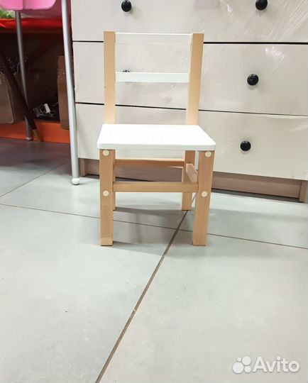 Детский деревянный стульчик Зебра