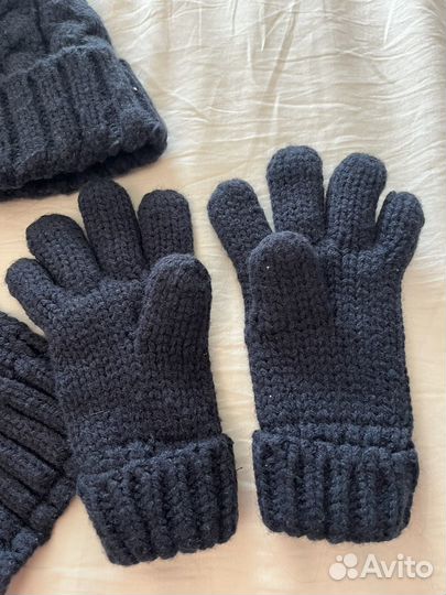 Шапка шарф перчатки next