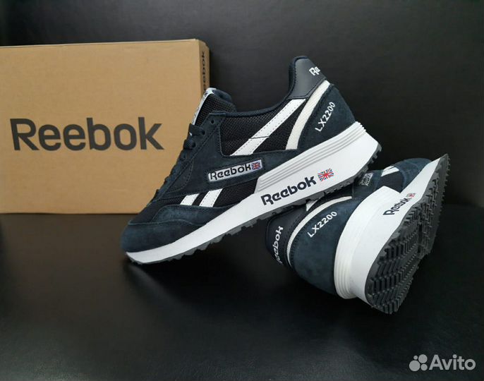 Кроссовки Reebok синие 40-46 артикул 3180 лето