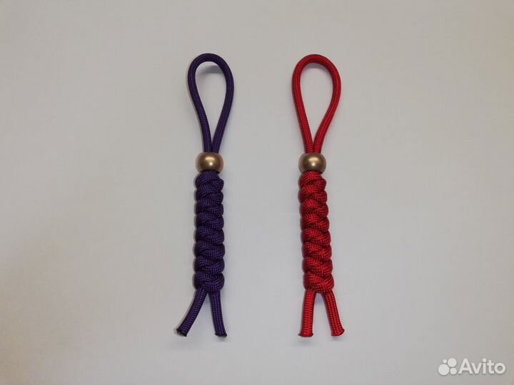 Темляки из паракорда для ножей и ключей
