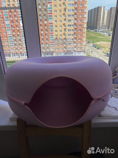 На доставке Бублик лежанка для кошек войлок