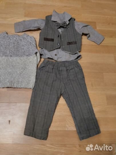Стильный костюм для мальчика 80-86